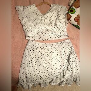 Flirty skirt & top set
